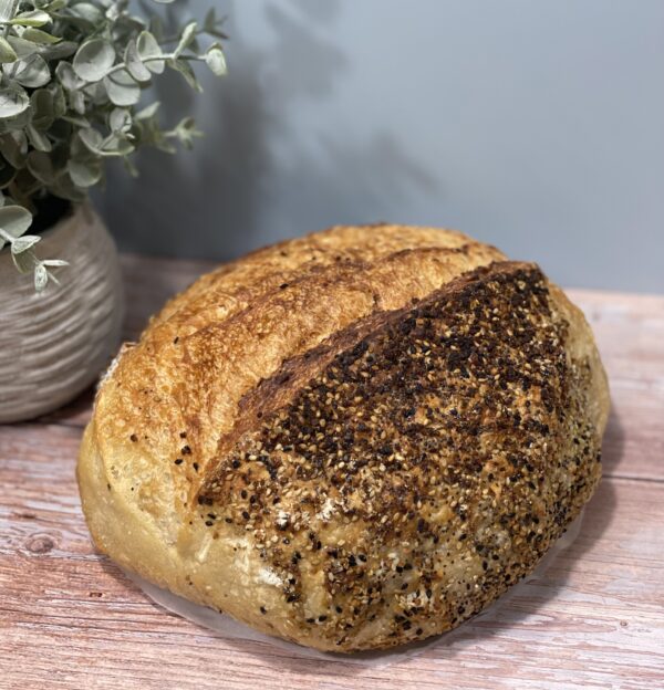 Sourdough loaf - Everything Bagel Spice