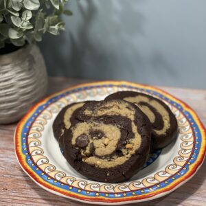 Dark Chocolate Peanut Butter Pinwheel