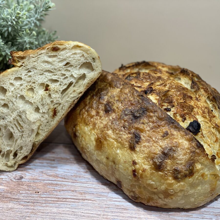 Sourdough Loaf - Sun-dried tomato, basil, garlic, Parmesan loaf